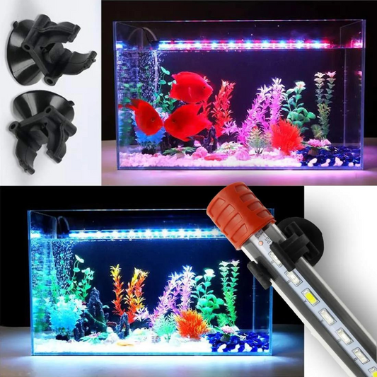 submersible fish tank multi color light led