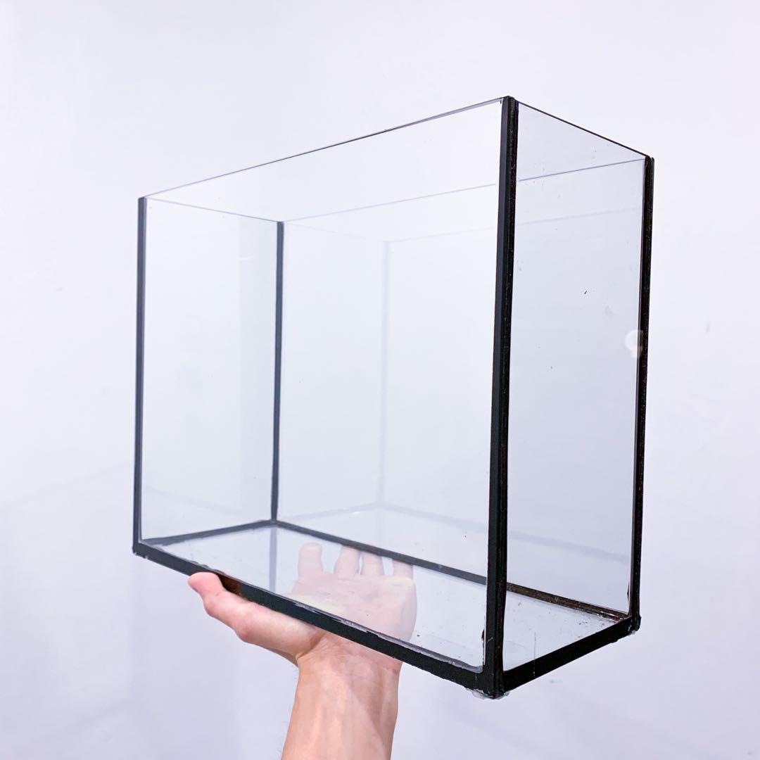 Aquarium All Glass Black Silicone Tank