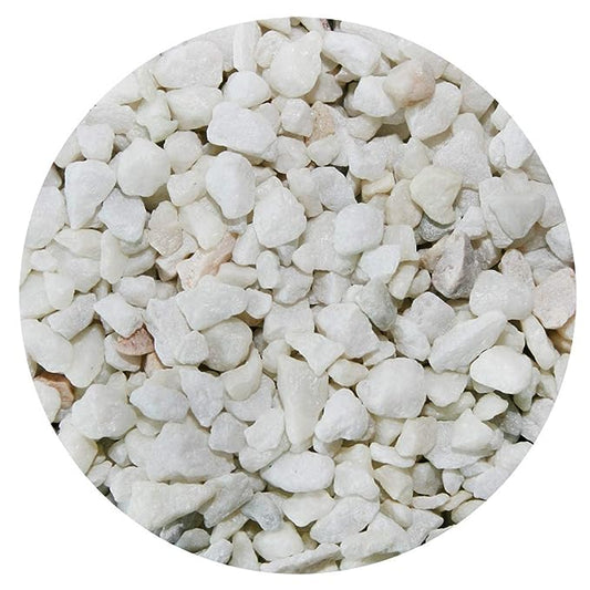 Aquarium Gravel - White marble chips - Fine