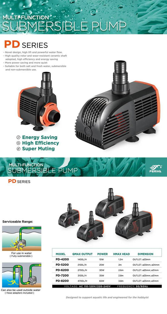 Multifunction submersible pump PD series